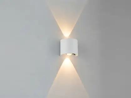 אפ-דאון אלי 2X1W לבן 4000K - גוף לבן