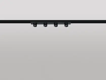 ג.ת. למערכת פולס - דרופס 4x2.5W - לבן חם - שחור - 17 ס"מ