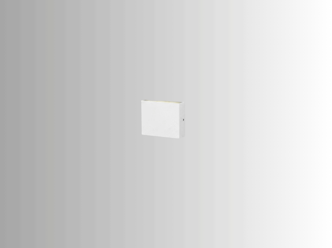 אפ-דאון שגיא 2x6W - לבן חם - גוף לבן