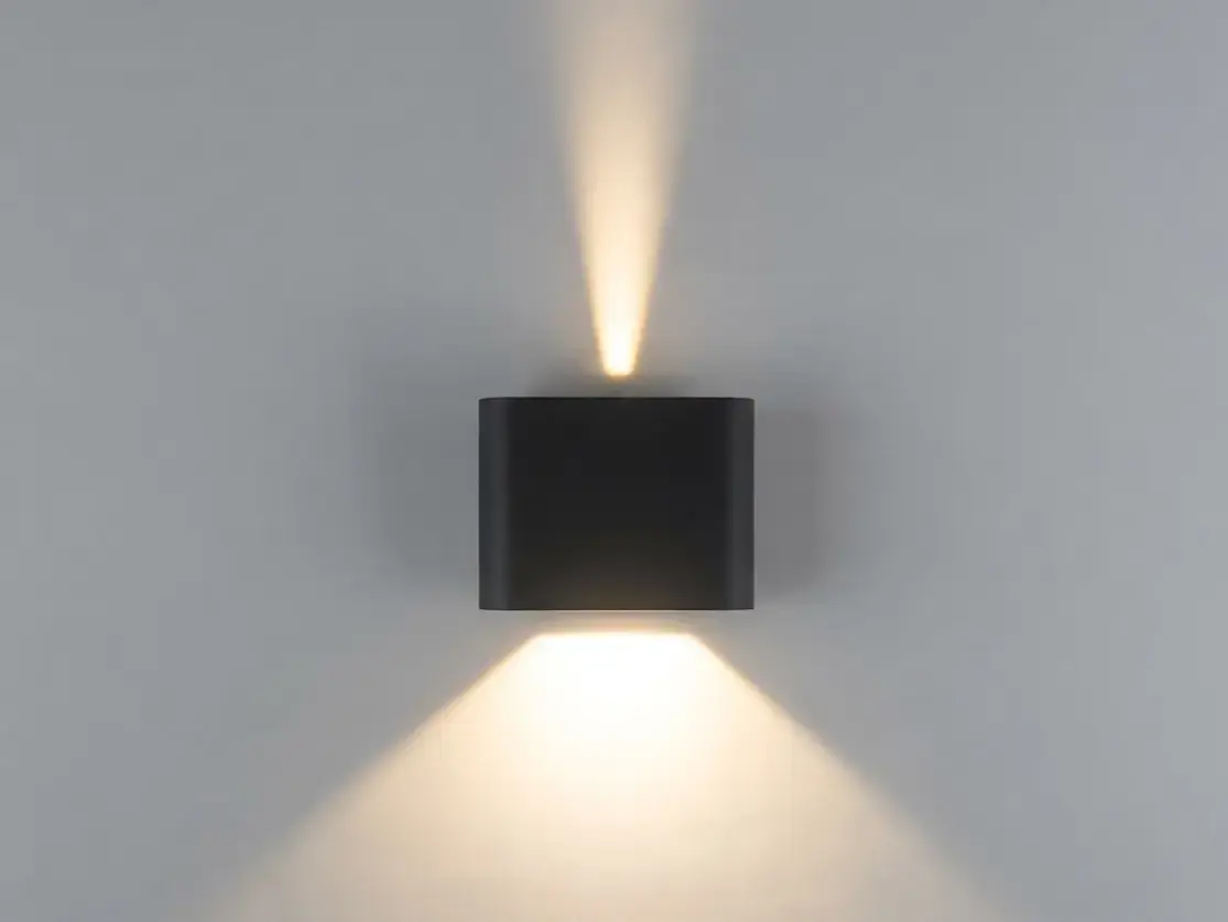 אפ-דאון עופרי 2x3W - גוון אור מתחלף - גוף לבן