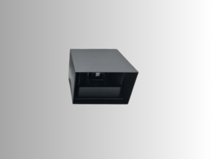 צמוד קיר אפרון 2X10W - לבן חם - גוף שחור