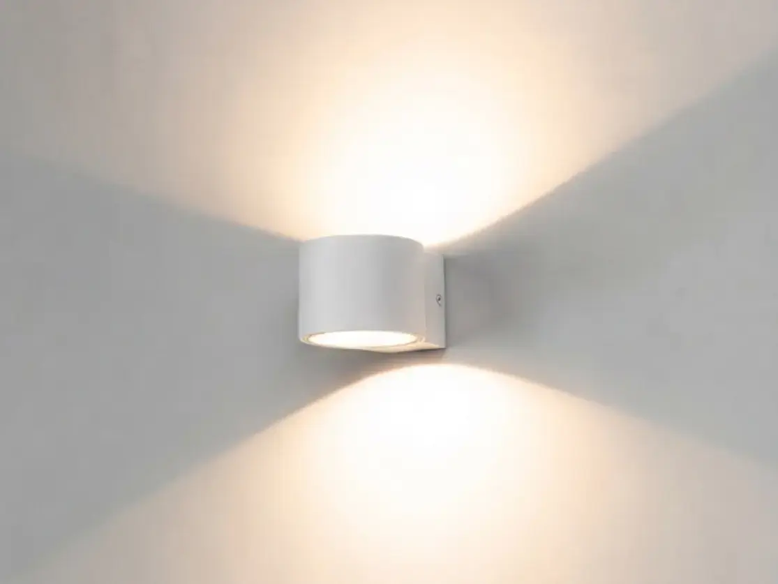 אפ-דאון רביד 2x6W - לבן חם - גוף גרפיט