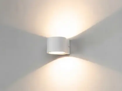 אפ-דאון רביד 2x6W - לבן חם - גוף לבן