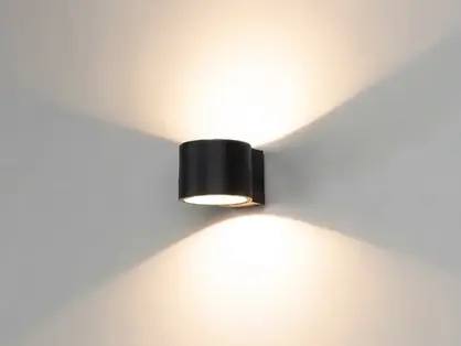 אפ-דאון רביד 2x6W - לבן חם - גוף גרפיט