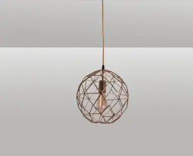 גוף תאורה תלוי נועם - זהב
